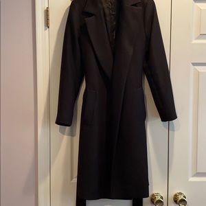 Zara Black Peacoat